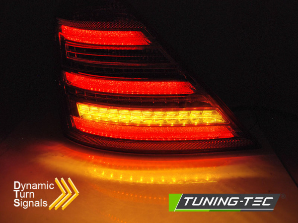 LED Upgrade Design Rückleuchten für Mercedes Benz S-Klasse W221 05-09 Rot/Rauch